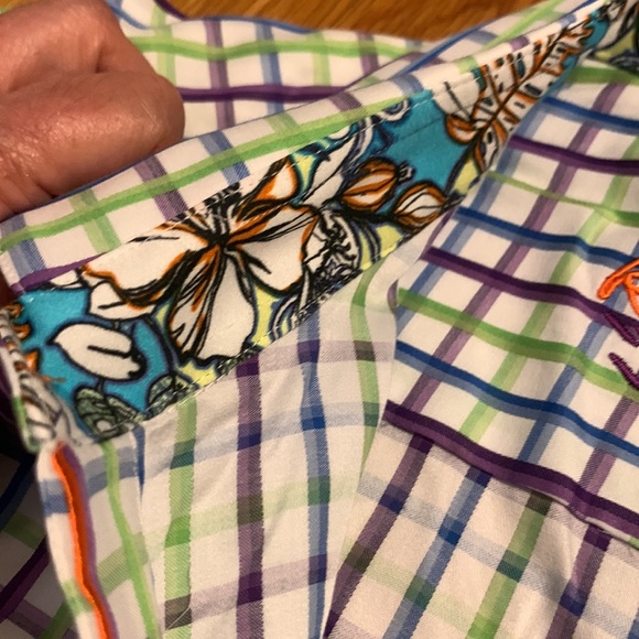 ROBERT GRAHAM WINDOWPANE CHECK SHIRT BRAND NEW WITHOUT TAGS - Picture 12 of 17